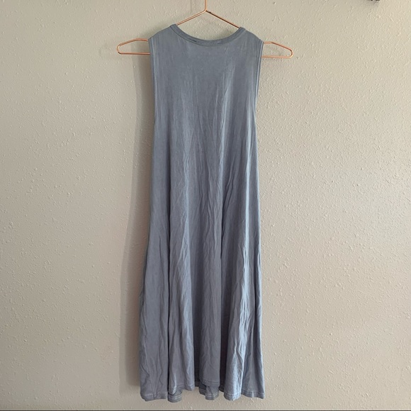 Andree by Unit Dusty Blue Tie Dress - S - Picture 4 of 4